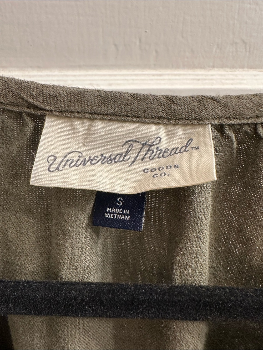 Universal Threads Olive Green Casual Popover Dress Size S - Picture 6 of 6